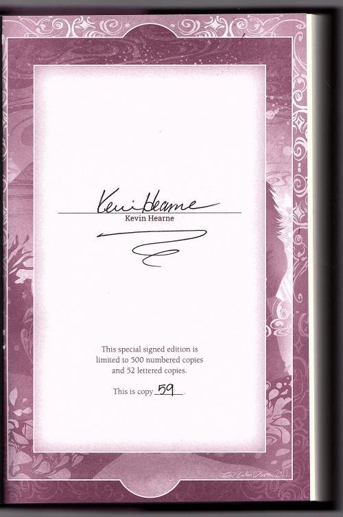 Shattered by Kevin Hearne (Limited Edition) Signed
