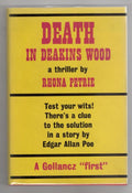 Death in Deakins Wood by Rhona Petrie (First Edition) Gollancz File Copy
