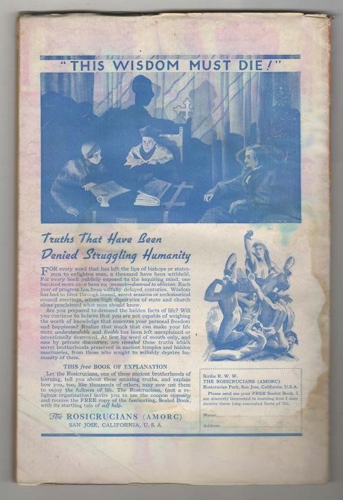 Weird Tales Oct 1938 Brundage Cvr; Finlay Art; Lovecraft; Quinn - Pulp