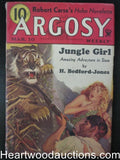 Argosy March 10 1934 Jungle Girl Cvr H. Bedford Jones