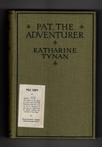 Pat, The Adventurer by Katharine Tynan (First Edition) Abbey Cvr, Ward File Copy