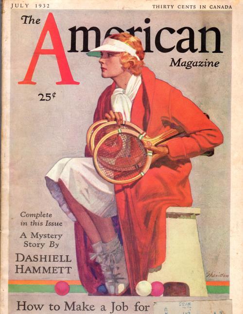 The American Magazine Jul 1932 Dashiell Hammett Octavus Roy Cohen