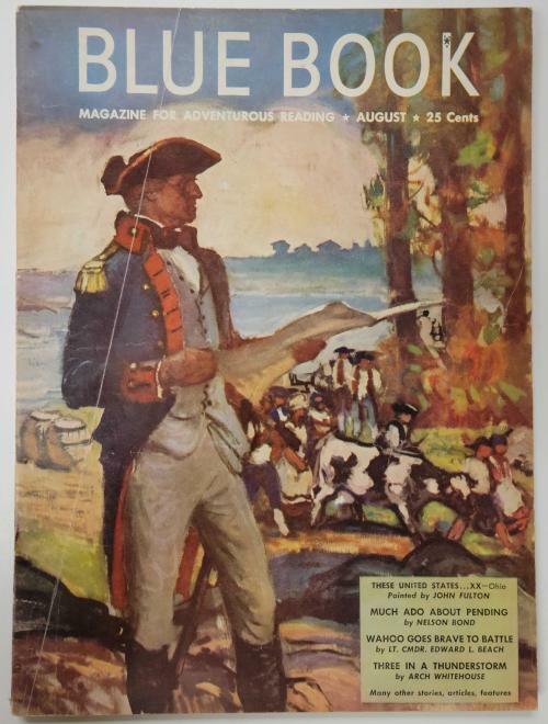 Blue Book Aug 1948 H. Bedford-Jones; Georges Surdez; Wilbur Peacock; Nelson Bond