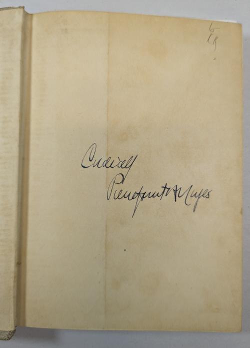 Gentlemen: You Are Mad! by Pierrepont B. Noyes (First Edition) Signed