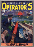 Operator #5 Jun 1934 John Howitt Cover; J. Fleming Gould Int. Art