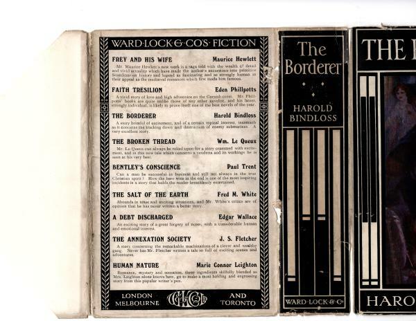 The Borderer by Harold Bindloss (First Edition) File Copy