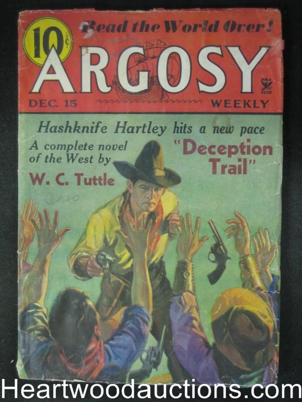 Argosy December 15, 1934 Farley,Hashknife Cvr