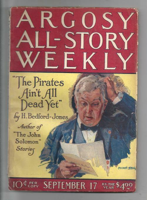 Argosy" September 17 1921 Jones; Franklin; Bonner; Schoolcraft; Stein Cvr