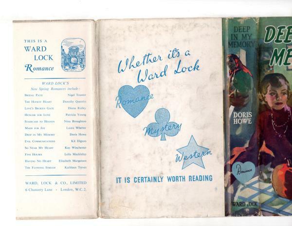 Deep in My Memory by Doris Howe (First Edition) File Copy
