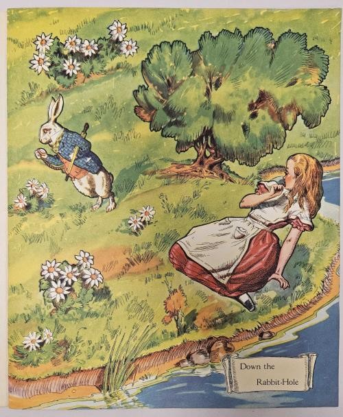 Stand-ups. Adventures of Alice in Wonderland. No.964 by Lewis Carroll