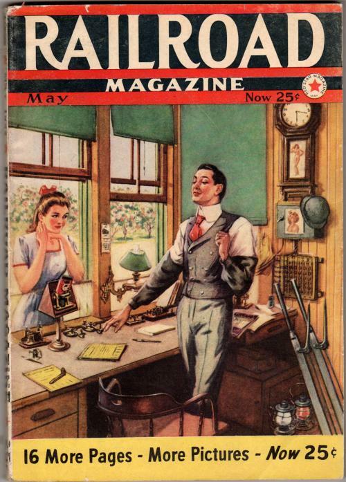 Railroad Magazine May 1942 Pulp; E.S. Dellinger; William J. Parry; Harry C.. ...