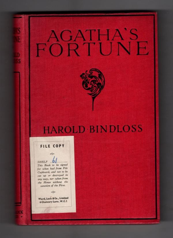 Agatha's Fortune by Harold Bindloss (File Copy)