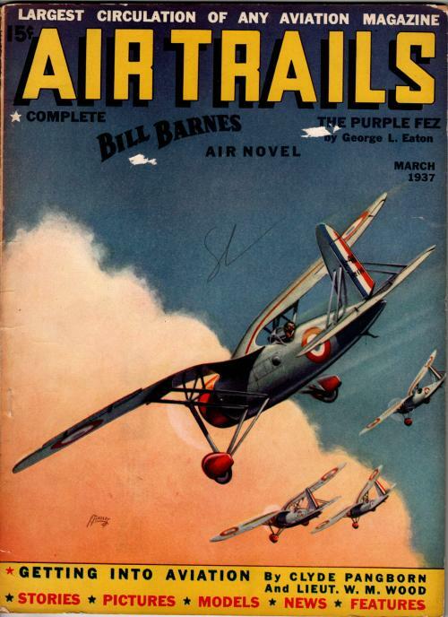 Air Trails Mar 1937 Frank Tinsley Cvr; George L. Eaton
