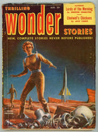 Thrilling Wonder Apr 1952 EMSH Cover Art Pulp