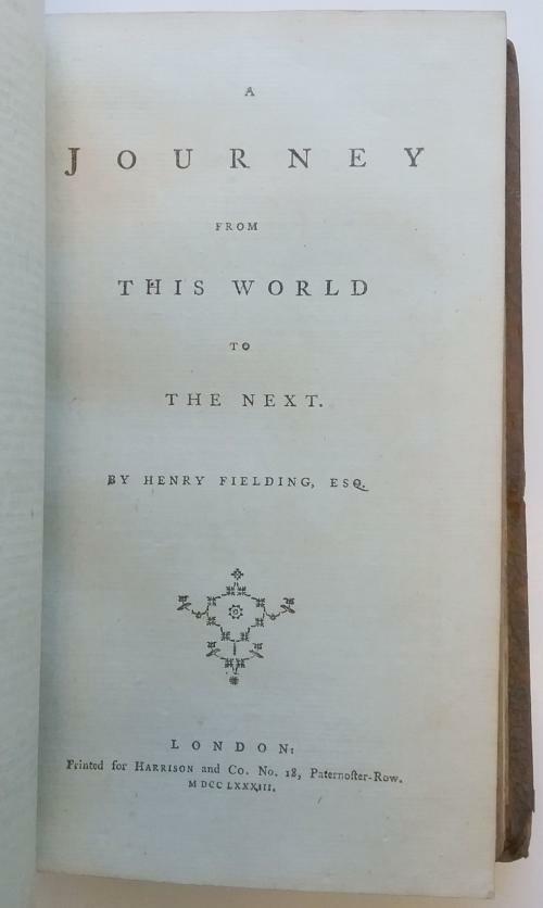 A Journey from This World to the Next by Henry Fielding and Others