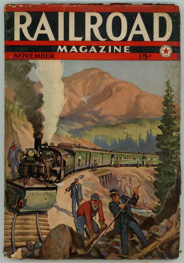 Railroad Magazine Nov 1938 Pulp