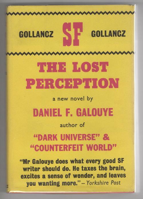 The Lost Perception by Daniel F. Galouye (First Edition) Publisher's File Copy