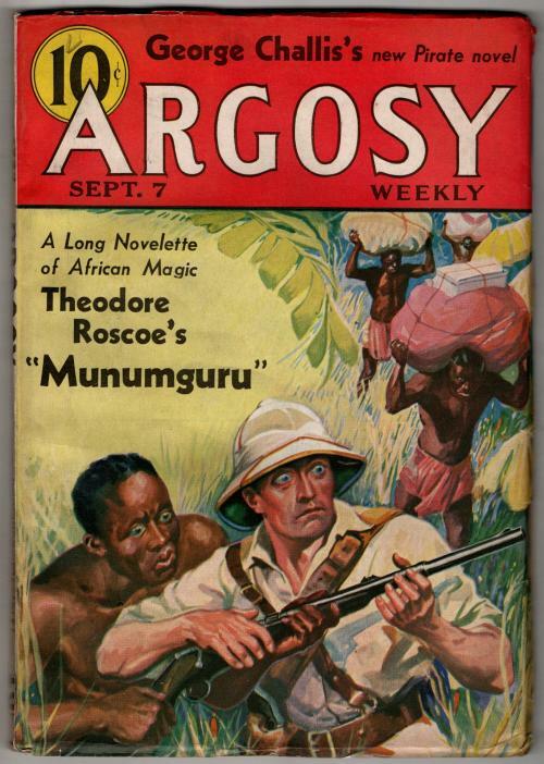 Argosy September 7 1935 Paul Stahr Cvr; Max Brand; George Challis; Theodore R...