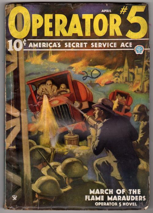 Operator #5 Apr 1935 John Howitt Cover; Int. Art by J. Fleming Gould