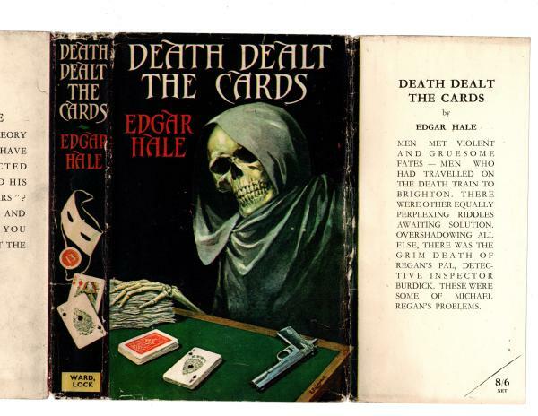 Death Dealt the Cards by Edgar Hale (First Edition) File Copy Skeleton Cover