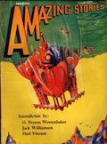 Amazing Stories Mar 1930 Morey Cvr; Williamson "The Green Girl" Pulp