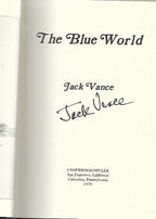 The Blue World by Jack Vance (First Edition) Signed