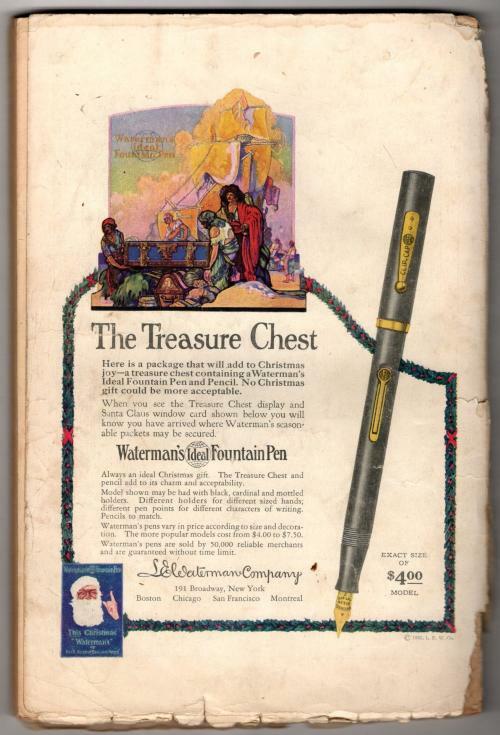 Everybody's Dec 1925 Revere F. Wistehuff Cvr; H. Bedford-Jones