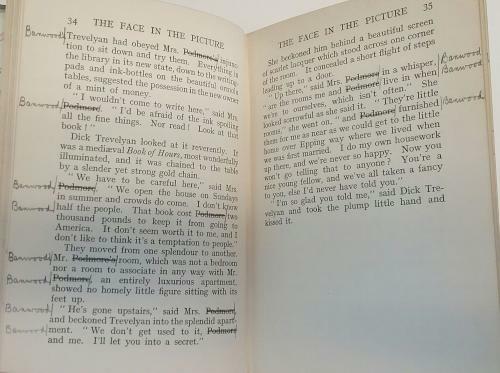 The Face in the Picture by Katharine Tynan (1st Edition) Abbey Cvr, Ward File...