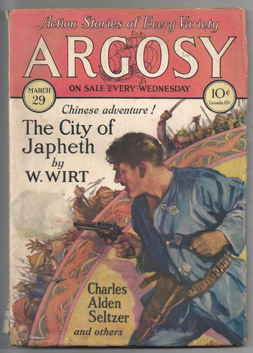 Argosy Mar 29 1930 Paul Stahr Cvr; Ralph Milne Farley; W. Wirt