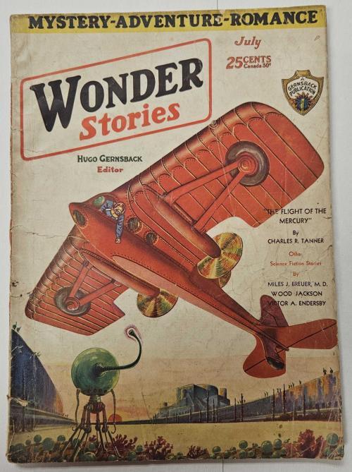 Wonder Stories Jul 1930 Paul Cvr The Flight of the Mercury