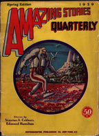 Amazing Stories Quarterly Apr 20 1929 Frank Paul Cvr; Stanton Coblentz; Hamilton