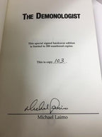 The Demonologist by Michael Laimo (First Hardcover Edition) LTD Signed