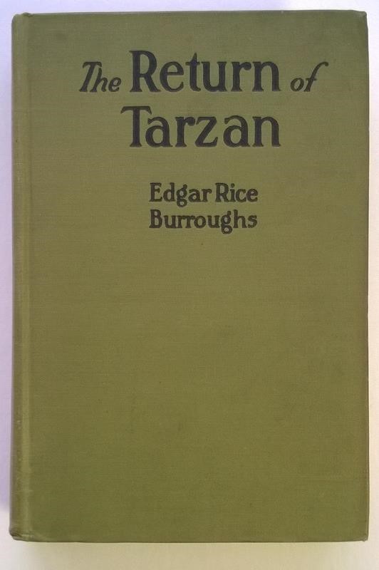The RETURN of TARZAN by Edgar Rice Burroughs (DJ) N.C.Wyeth & St.John
