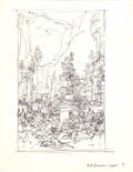 Roy G. Krenkel Original Art - (ER Edison Layout) 8.5" x 11" - Titled