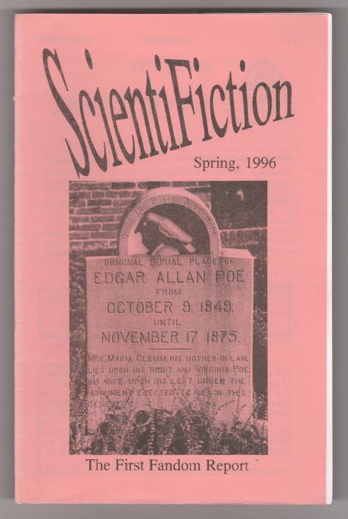 ScientiFiction 1996 All 4 Issues First Fandom Sci-fi Fanzine (1st) Korshak's