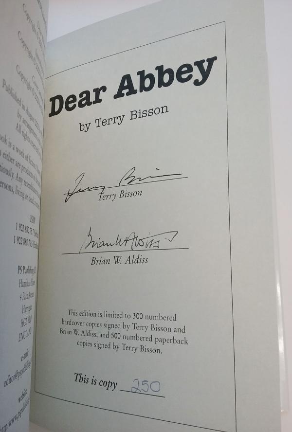 Dear Abbey by Terry Bisson (First Edition) Limited Signed #250