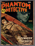 Phantom Detective Nov 1946 Belarski male bondage cover; Ray Cummings