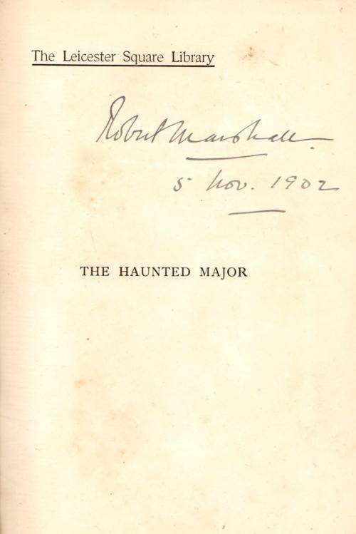 The Haunted Major by Robert Marshall, Golf story  (Early Edition) Signed