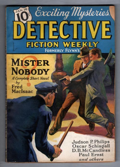 Detective Fiction Weekly Jan 16, 1937  Judson P. Phillips, Paul Ernst