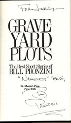 Grave Yard Plots by Bill Pronzini (First Edition) Signed