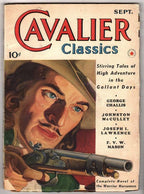Cavalier Classics" September 1940 Zorro story by Johnston McCulley