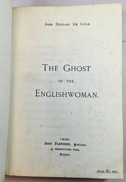 The Ghost of the Englishwoman by John Houdart De Lisle (Second Edition)