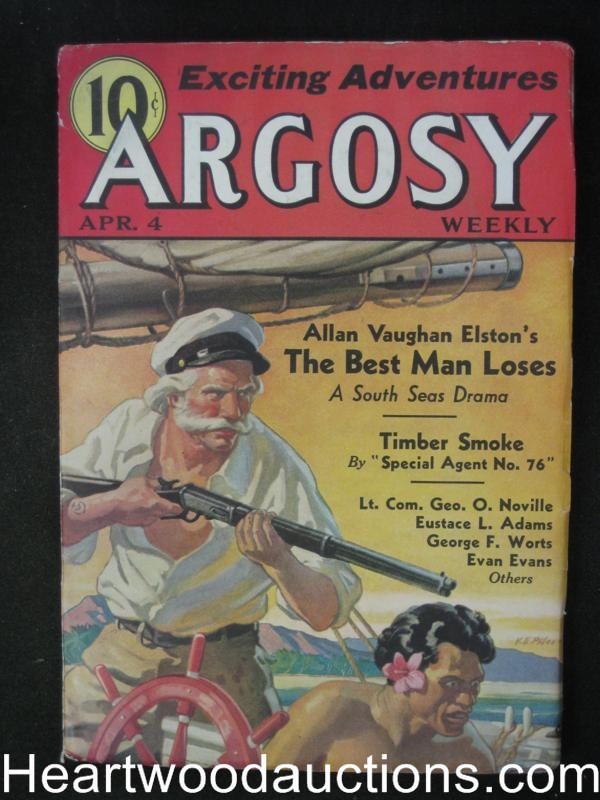 Argosy Apr 04, 1936 Gillian Hazeltine Story - Ultra High Grade