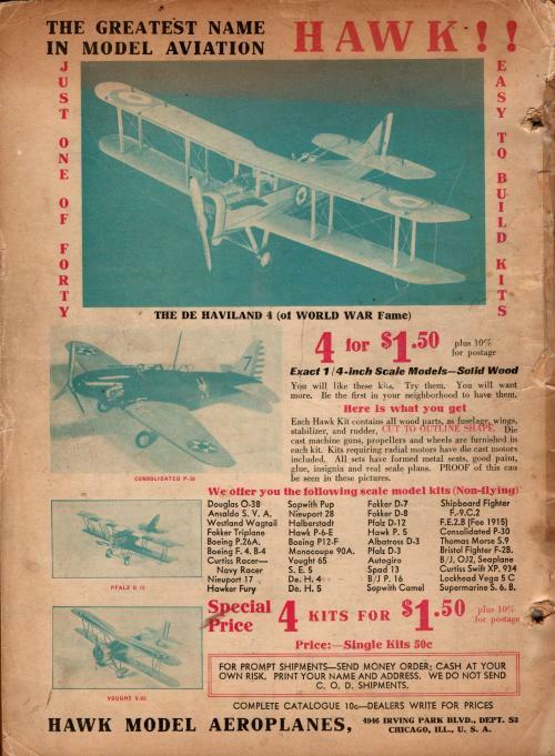 Bill Barnes Air Trails Feb 1936 Frank Tinsley Cvr; George L. Eaton
