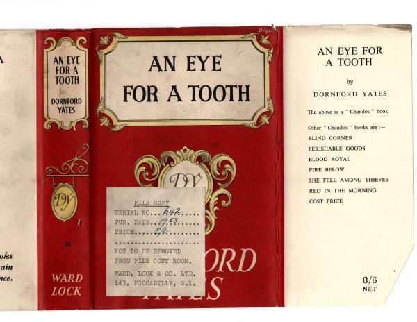 An Eye for a Tooth by Dornford Yates (File Copy)