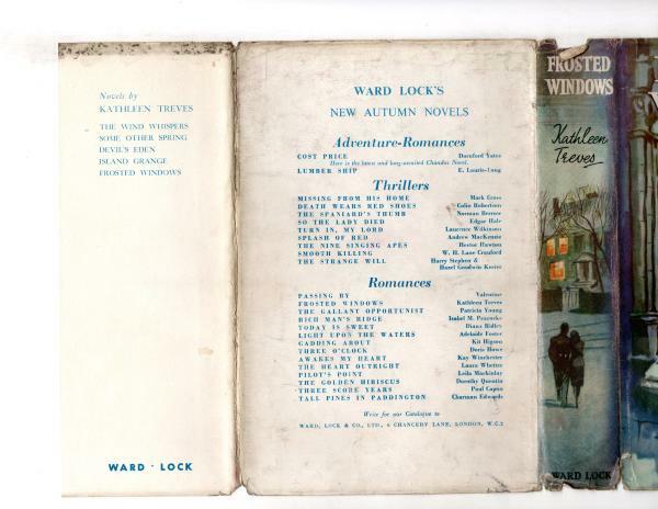 Frosted Windows by Kathleen Treves (First Edition) File Copy