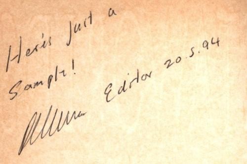 Metaworlds by Paul Collins (editor) First Edition Signed