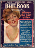 Blue Book Sep 1916 Edgar Rice Burroughs - The New Stories of Tarzan - Pulp