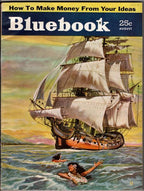 Bluebook Aug 1954 Isa Barnett clipper ship Cover