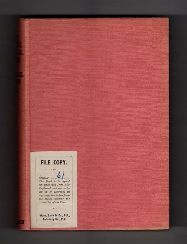 The Three Black Dots by Ottwell Binns (Hubin Listed) Ward File Copy